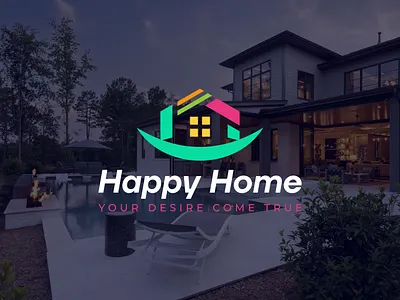 Real Estate Logo brand logo branding business logo company logo construction logo creative logo design development logo happy home logo happy logo home logo house logo logo design professional logo real estate logo smile logo