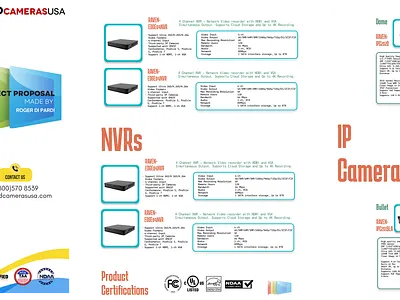 Security System Catalog animation branding graphic design product catalog