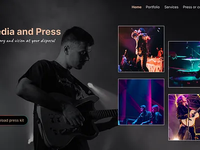 Daily UI #51 - Press Page branding daily 100 challenge dailyui media page press press page ui design web design