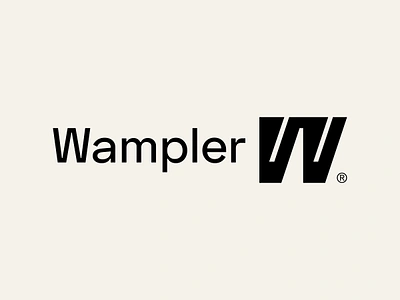 Wampler blockchain branding crypto cryptocurrency design illustration lettermark logo mark minimalism simple symbol ui w lettermark w logo w mark w symbol wampler