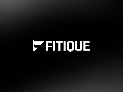 FITIQUE- LOGO DESIGN black and white branding connection design graphic design identity illustration logo logo design logos logotype m logo startup logo tech ui z logo