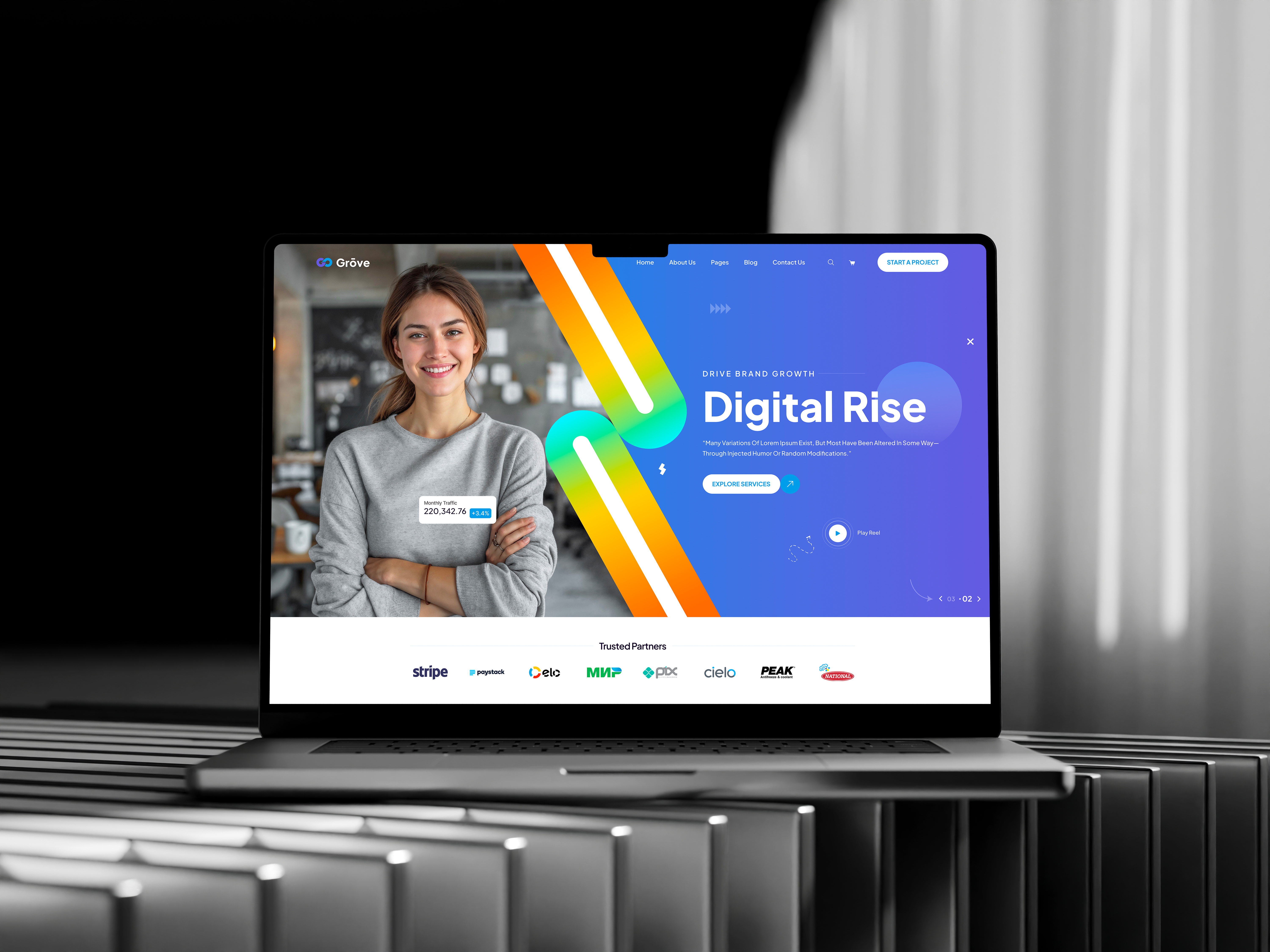 Example of Landing Page Design + Development