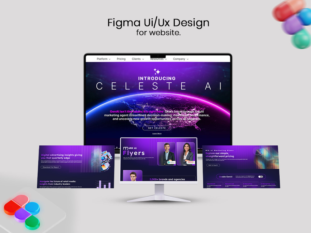 Example of Figma Website UI/UX Design (Product)