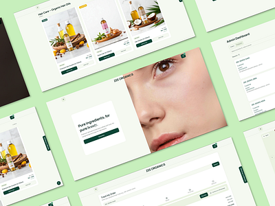 ZEE ORGANICS - Organic Luxury Handcrafted development website