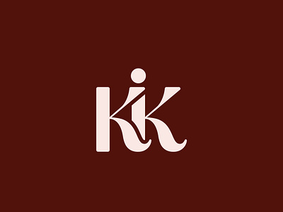 Textile logo - KiK branding aesthetic logo apparel logo bold logo branding brandmark business clothing brand custom logo fashion logo k logo kik kik logo letter logo lettermark logo luxury logo marketing menswear minimalistic textile logo