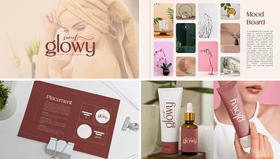 Glowy Brand Guidelines 3d animation branding graphic design logo motion graphics ui