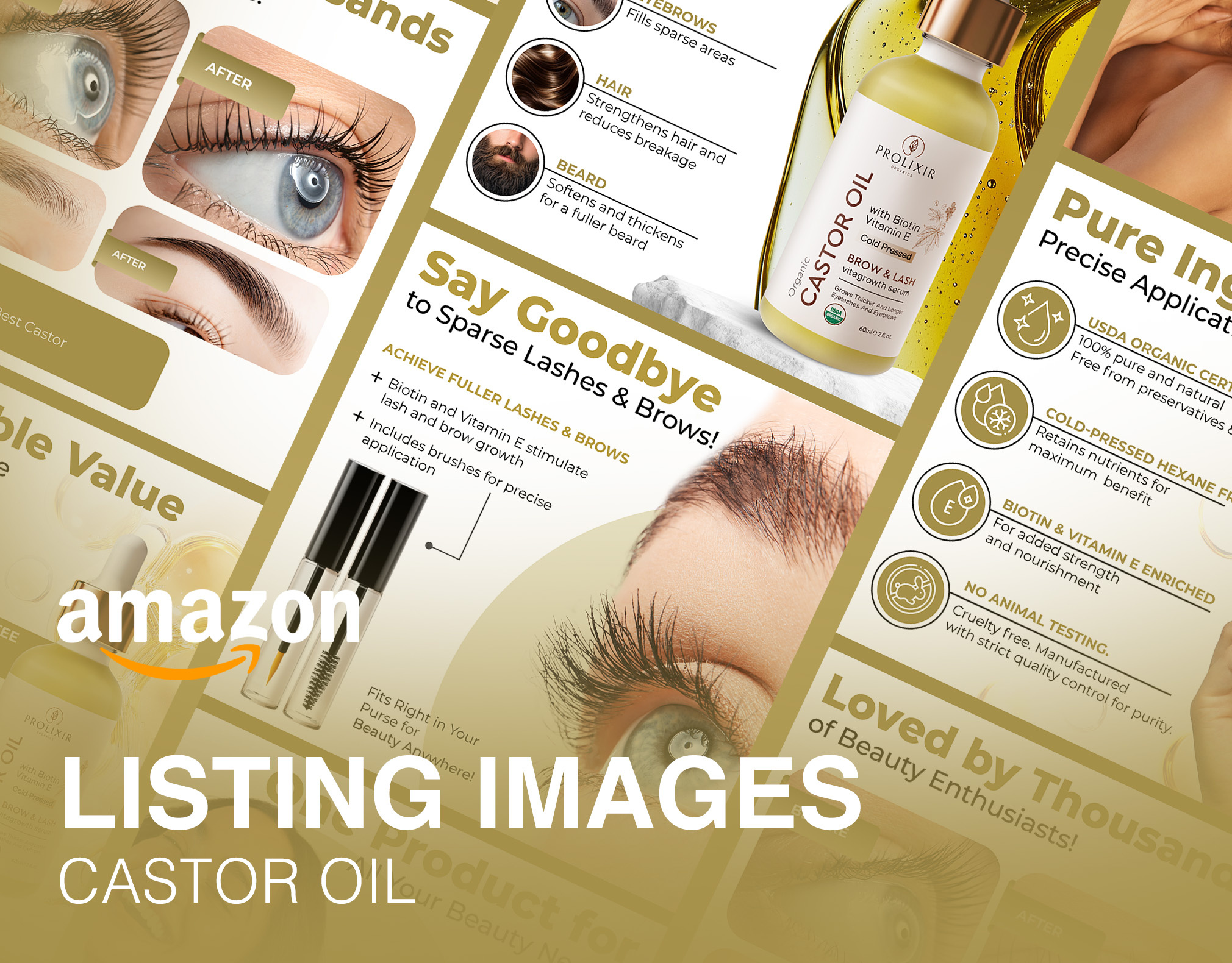 Example of Amazon Listing Images, Infographics