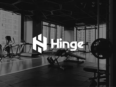 Hinge-Modern Gym logo concept abstract logo app brand identity branding design fitness logo graphic design gym logo illustration logo modern logo sports logo ui vector