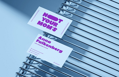 Not Your Mom's _ Brand sample _ Business Cards branding graphic design logo
