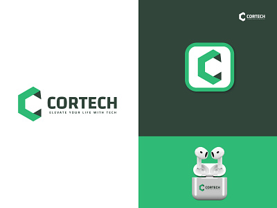 Cortech - Logo Design brand identity designer branding creative logo design graphic design graphic designer logo logo design logo designer logotype marketing modern logo tech logo visual identity designer
