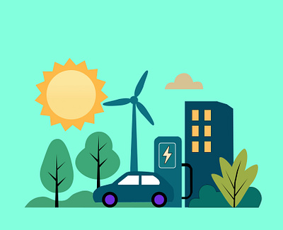 🌱 Clean Energy Future ⚡ 3d animation branding graphic design logo motion graphics ui