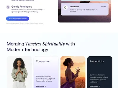toGod. branding elementor landingpage web design wordpress