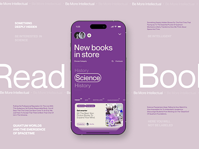 Ui design fro Reading App app app ui design branding design figma graphic design hero ui app icon landing page logo typography ui uidesign ux vector web web ui design webdesign website