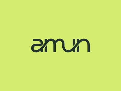 Text Logo ! amun branding creative logo design logo logo design minimal logo modern logo text logo text minimal logo text modern logo text wordmar logo