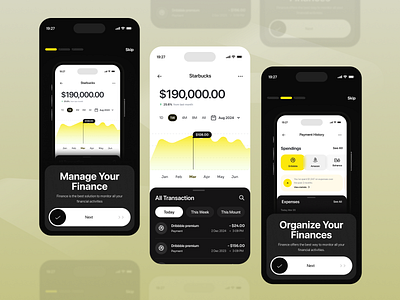 Finance mobile application ui design application banking blockchain clean ui crypto app cryptocurrency design digital wallet exchange finance finance ui fintech mobile app mobile ui modern ui payments ui ui designer ux wallet ui