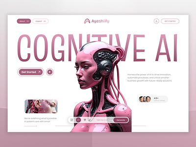 Where creativity and AI collide 🔮 ai modern trendy ui uiux ux
