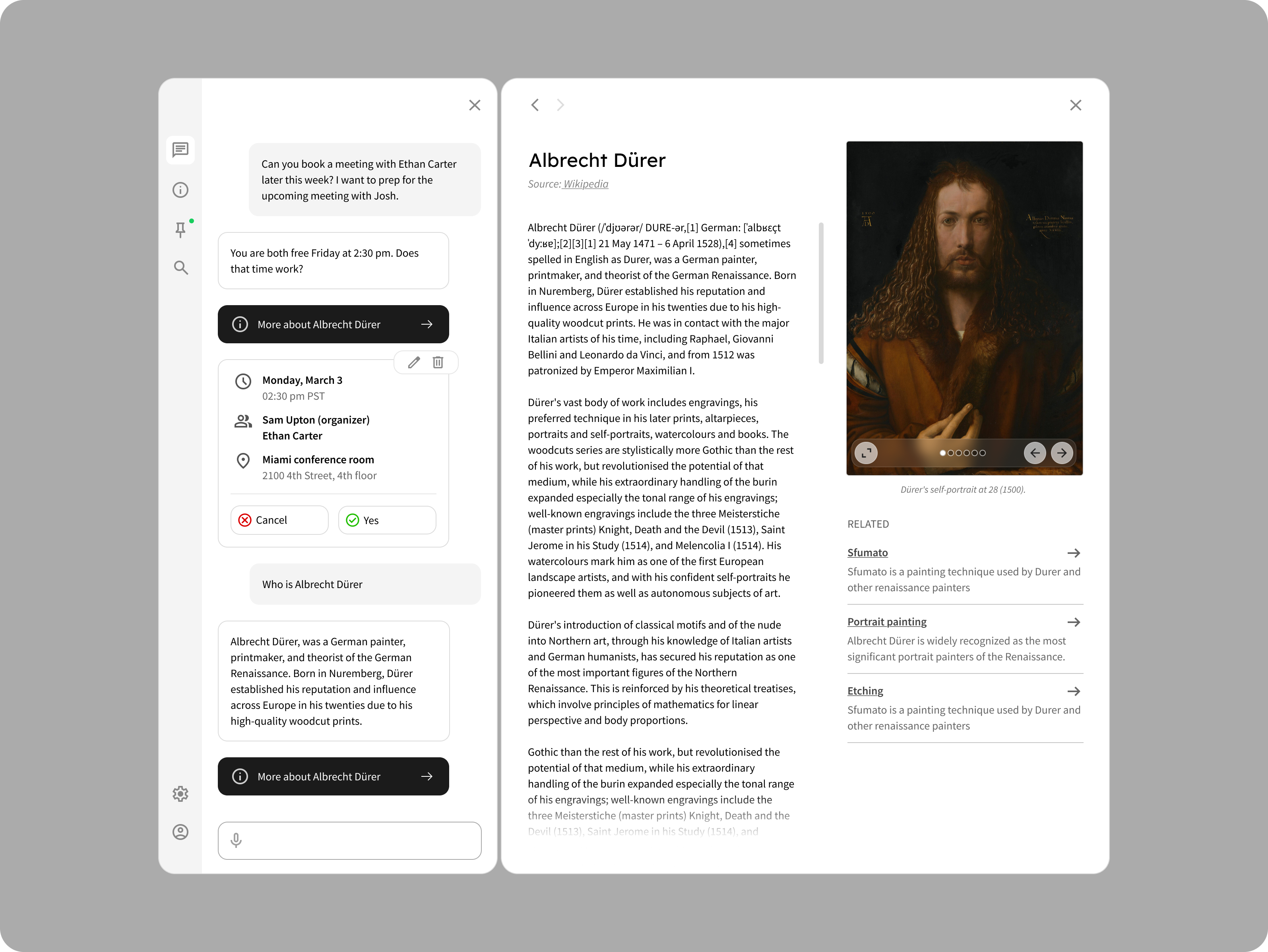 Chat Window With Tasks chat graphic design ui