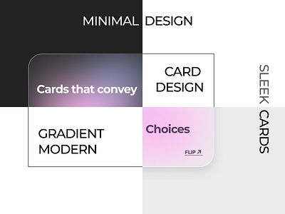 Modern Gradient Minimal Card Design aesthetic branding cards clean dailyui dailyuichallenge design gradient cards graphic design minimal modern cards sleek ui