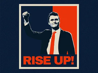 Stand for Truth — Honoring Charlie Kirk charlie kirk christian christian art courage faith inspiration leadership men of god poster design scripture truth