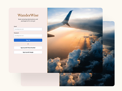 Sign Up & Verification UI Design appdesign authentication cleandesign signupflow travelapp traveldesign uidesign uxdesign webui