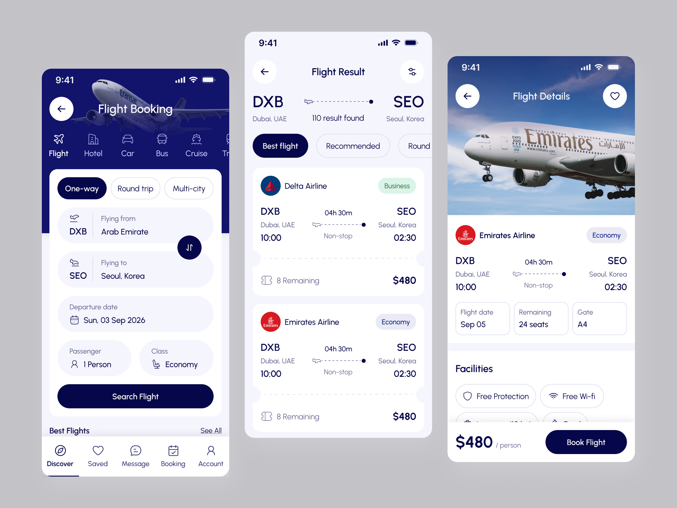 Example of Mobile App UX/UI Design