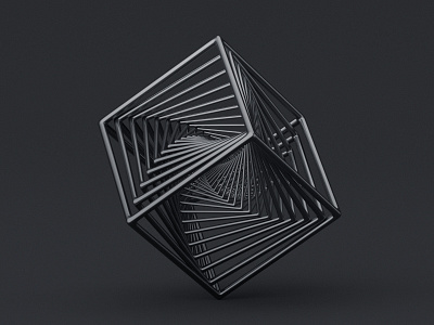 Cube 3d abstract art black blender concept cube design geometric illustration render shape technology