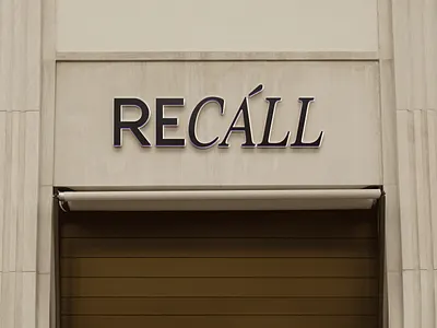 RECALL. jewelry brand design brand identity branding branding facade design facade design facade logo facade logotype facade sign fashion branding fashion logo fashion logotype graphic design identity jewelry logo logotype minimalist design minimalist logo
