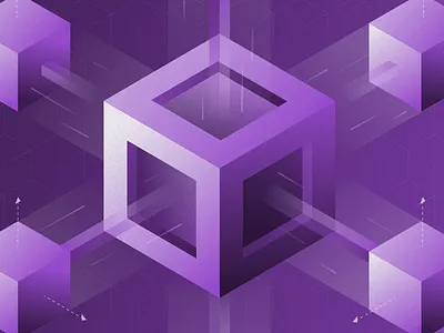 DevOps illustration 3d animation blog branding containers cube devops figma gradient graphic design illustration launchdarkly logo motion graphics sre ui ux