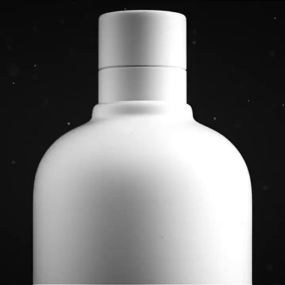 Perfume glass 3d animation design motion graphics