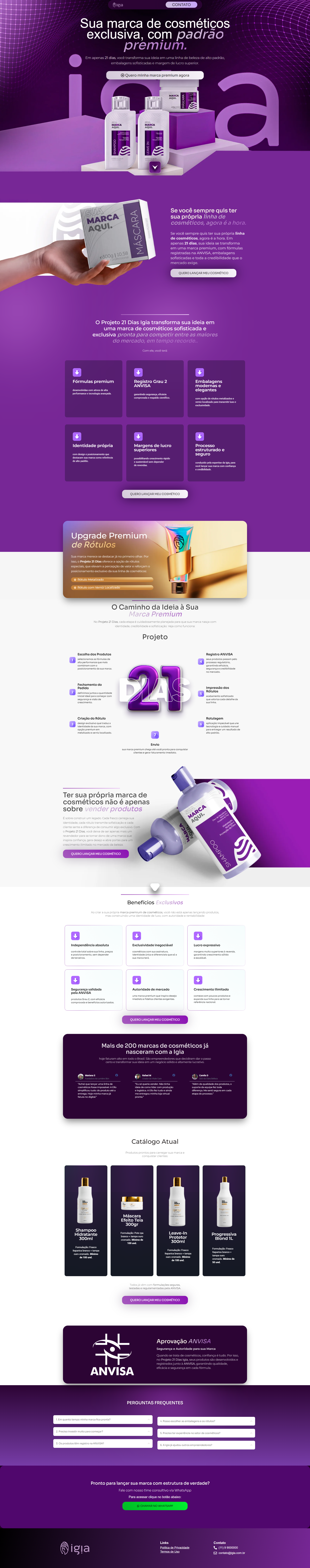 Landing page - cosmetic capsule cosmetics encapsulado landing page medic pagina de vendas