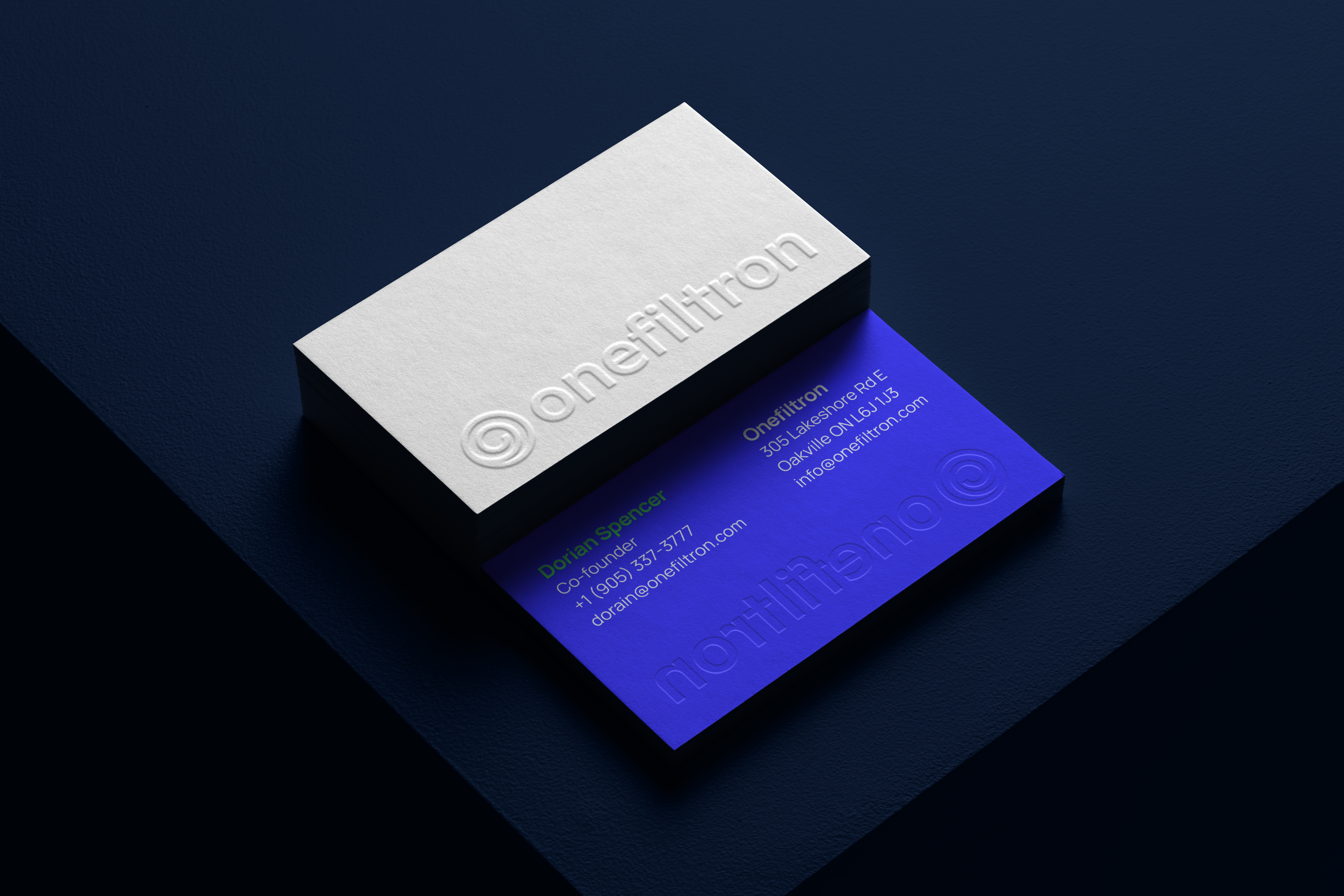 Onefiltron Visual Identity brand strategy branding canada design design inspiration energy logo sustainability technology