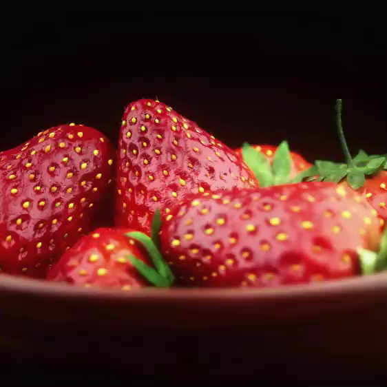 Example of Strawberry With Chocolate Sauce