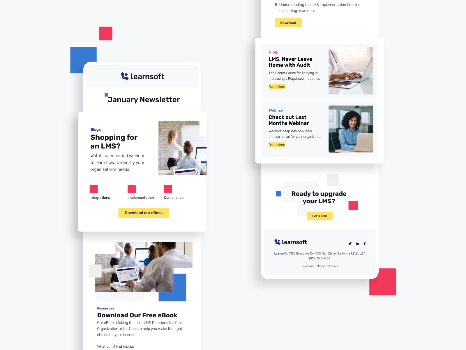 Modular HubSpot Email Templates by Ashandelle on Dribbble