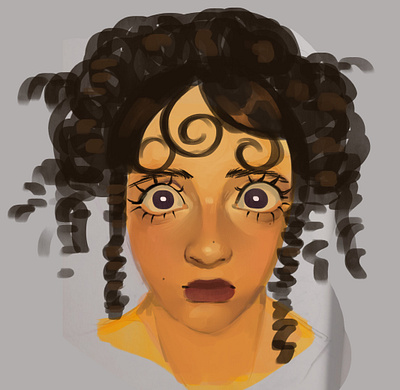Portrait practice digital art digital painting illustration painting portrait