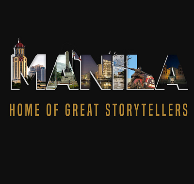 Manila: Home of Great Storytellers Book Cover branding design graphic design illustration vector