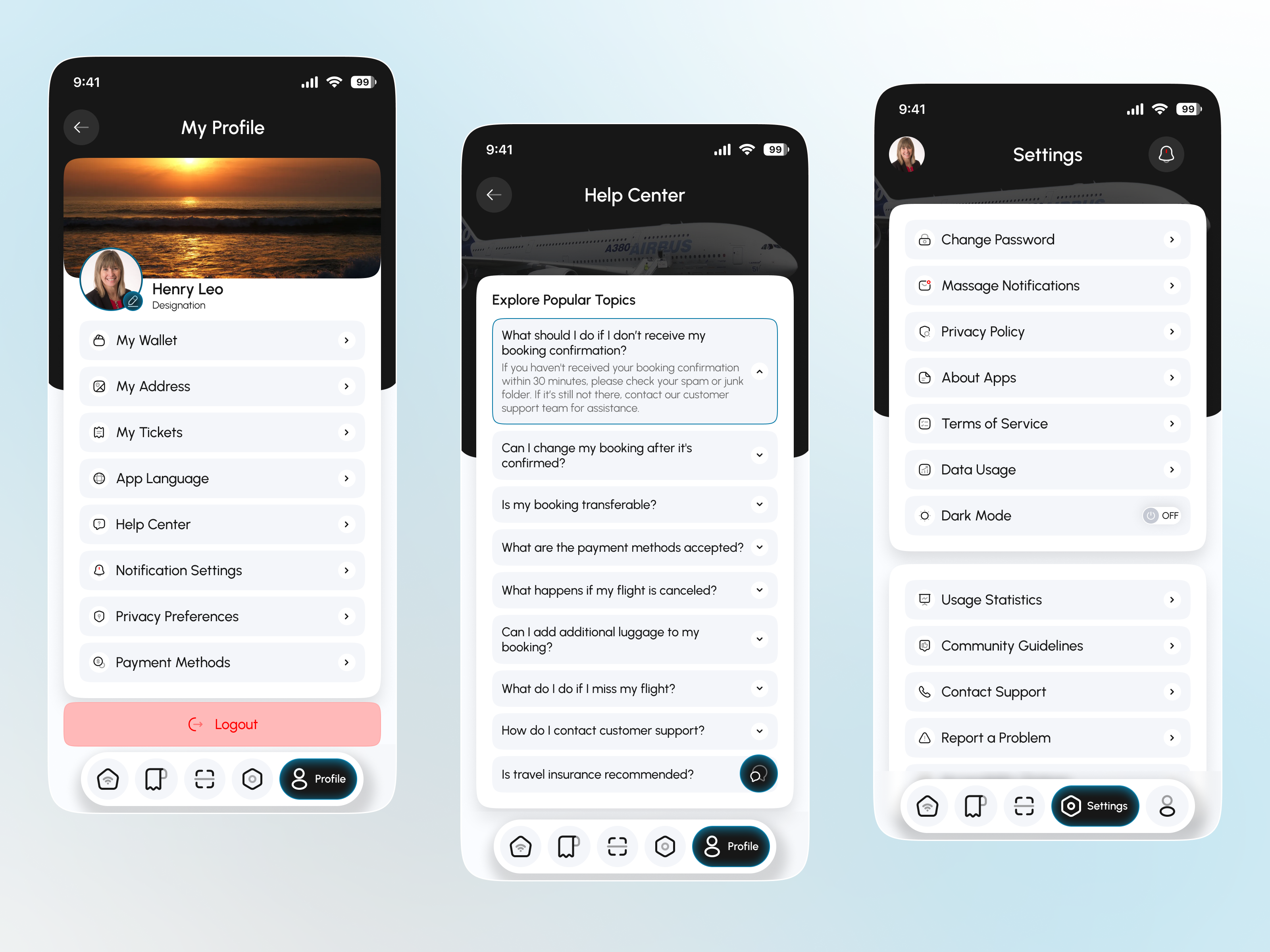 Example of Mobile App Design