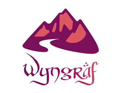 Wyngraf (mountains) fantasy journey logo mountain path publishing