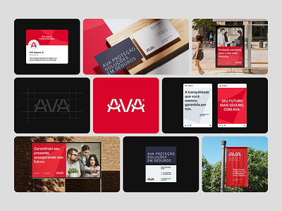 AVA Brand Identity brand identity branding design identity identity design logo logo design logo designer visual identity