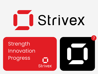 Strivex Modern Logo Design abstract logo app logo brand identity branding corporate logo design fintech logo futuristic logo innovative logo lettermark logo minimalist logo modern logo professional logo s tech startup logo visual identity
