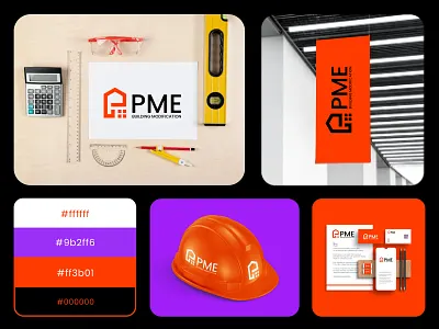 Real Estate Logo Design | Modern Building & Construction Logo architecture branding building design business logo construction graphic design letter p logo design logo designer modern real estate p logo property logo real estate logo