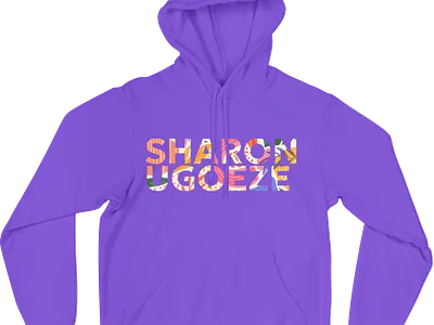SHARON UGOEZE branding custom apparel graphic design hoodie design logo name logo streetwear typography design