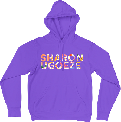 SHARON UGOEZE branding custom apparel graphic design hoodie design logo name logo streetwear typography design