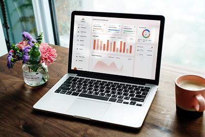 Sales Performance Dashboard- UI bussniness cleanui dashboard dribbble figma minimaldesign sales ui uiuxdesign webdesign