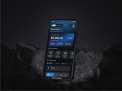 Crypto Mobile App crypto app crypto app concept crypto app design crypto app ui crypto app ux crypto mobile app metaverse app trading app