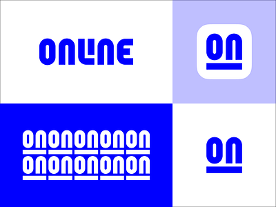 Online brand branding bruno silva brunosilva.design design graphic design logo logo design logo designer logotipo logotype marca on online portugal symbol typography vector