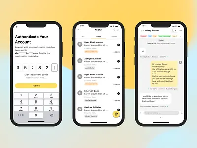 Omnichannel Chatting App app chating design ui ux