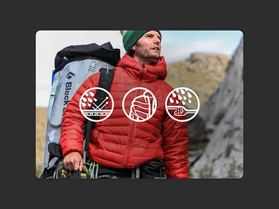 Technical clothing icons - waterproof. clothing design garment graphic design icon design icons iconset outdoor vector