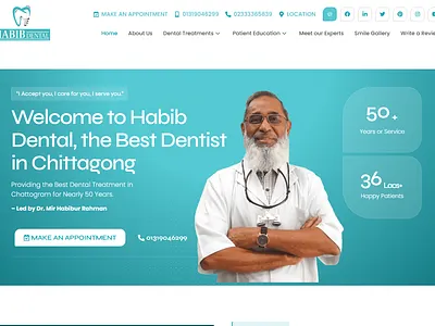Dental Website Design Rooted in Trust, Built for the Future branding landingpage ui webdesign webxpart