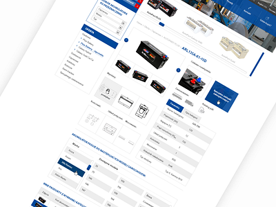 AutoPart - web redesign ('11) branding car batteries design graphic design redesign ui ux uxui web design
