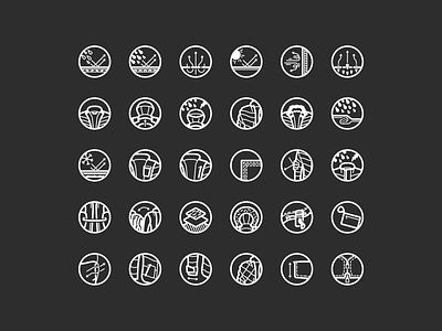 Icon set - technical clothing. branding clothing design garment graphic design icon design icons iconset outdoor vector